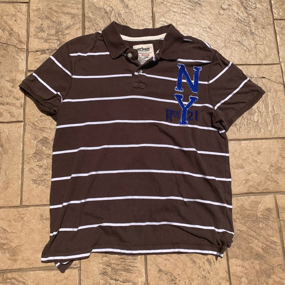 Urban Pipeline rare NY reg 21 polo shirt